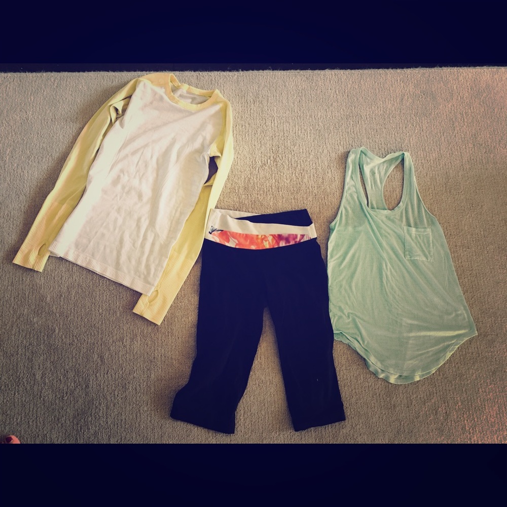 Lululemon Long sleeve, Crops, & Tank